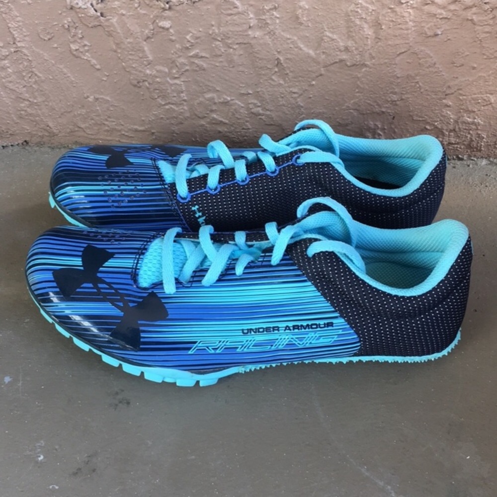Men Under Armour Racing Track Shoes size 8.5